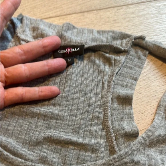 Cosabella Light Gray Women's Tank Top - Picture 2 of 5